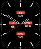 Trackside watch face preview image for Apple Watch