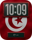 Tunisia Flag watch face preview for Apple Watch