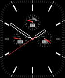 Under the Hood watch face preview image for Apple Watch