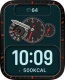 Urban Gauge watch face preview for Apple Watch