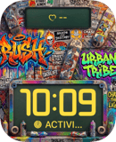 Urban Tribe Graffiti watch face preview for Apple Watch