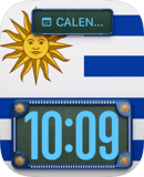 Uruguay Flag watch face preview for Apple Watch