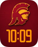 USC Trojans watch face preview for Apple Watch