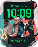 Valorant Agents watch face preview for Apple Watch