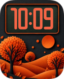 Velvet Orchard Apple Watch face - Nature