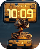 Wall-E Rust Glow watch face preview for Apple Watch