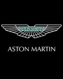 Aston Martin-inspired Apple Watch face featuring the iconic white wings logo on a black background