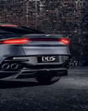 Aston Martin DBS-inspired Apple Watch face showcasing its bold rear profile with sleek taillights