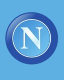 Napoli football club logo on a blue background, featured on a watch face