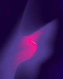 Gradient design featuring deep purple hues with a vibrant pink glow, creating a mysterious and enchanting effect, displayed on a watch face.