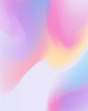 Soft pastel gradient design blending pink, purple, yellow, and blue hues, creating a dreamy and tranquil effect, displayed on a watch face.