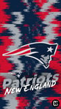 Football-themed watch face with a red, white, and blue pixelated pattern inspired by the game’s electrifying energy.