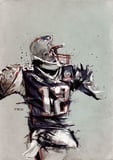 Quarterback watch face preview for Apple Watch