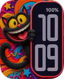 Wild Grin watch face preview for Apple Watch