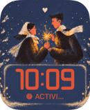 Winter Spark watch face preview image for Apple Watch