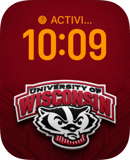 Wisconsin watch face preview for Apple Watch