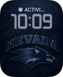 Wolf Pack watch face preview with Nevada artwork for Apple Watch