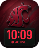 WSU Cougars watch face preview for Apple Watch